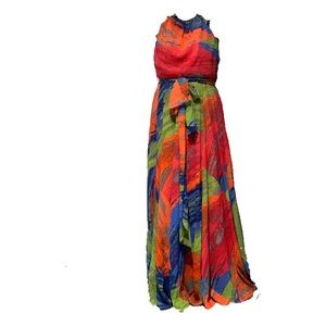 Long Tall Sally multi color maxi dress